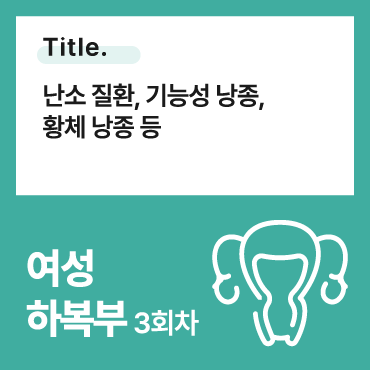 난소 질환, 기능성 낭종, 황체 낭종 등